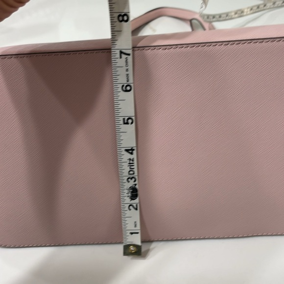 Michael Kors Light Pink Tote with Cutout Gold Accents - Picture 11 of 16
